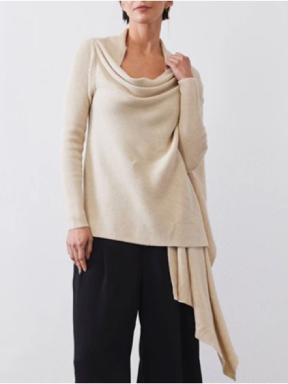 Ruti Wrap Ribbed Knit Cardigan